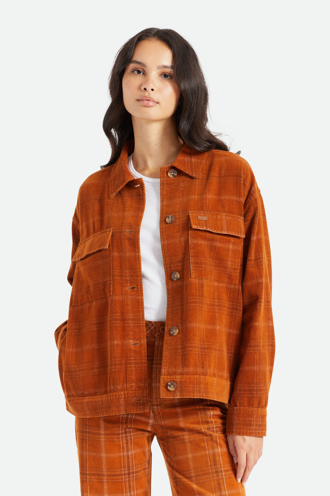 Brixton Stark Trucker Jacket - Glazed Ginger