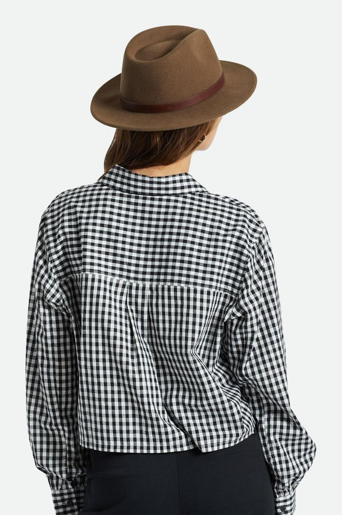 Brixton Messer Fedora - Dark Earth