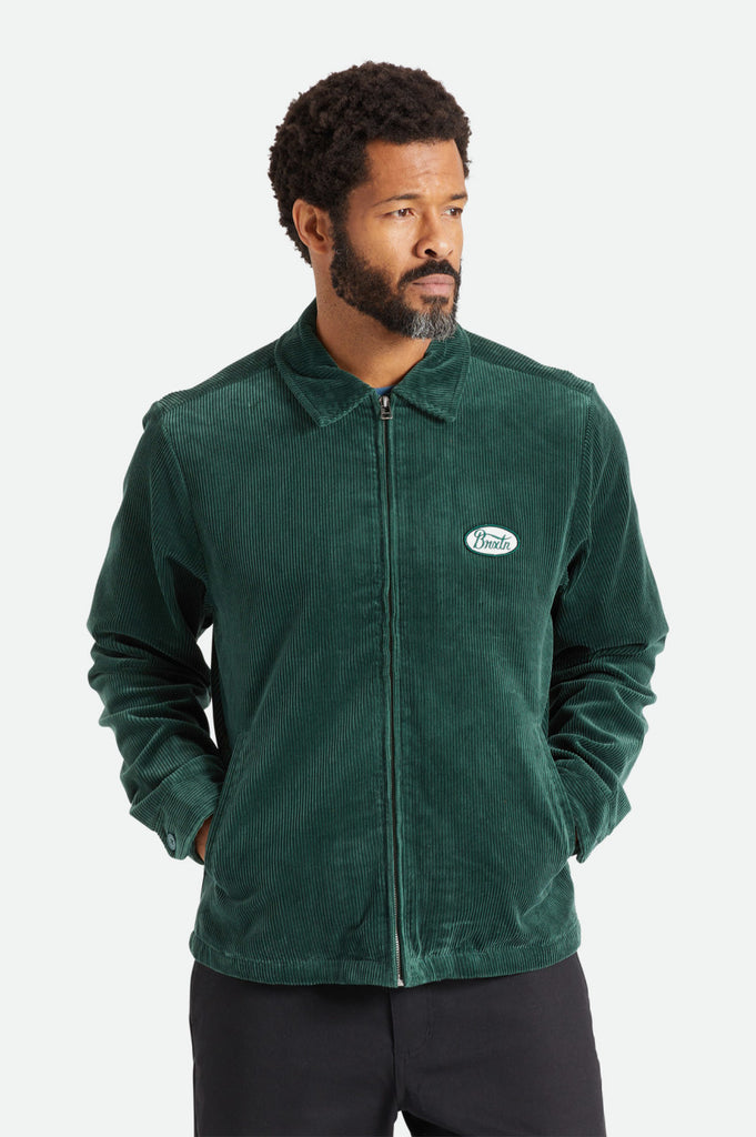 Brixton Utopia Men's Jacket - Emerald