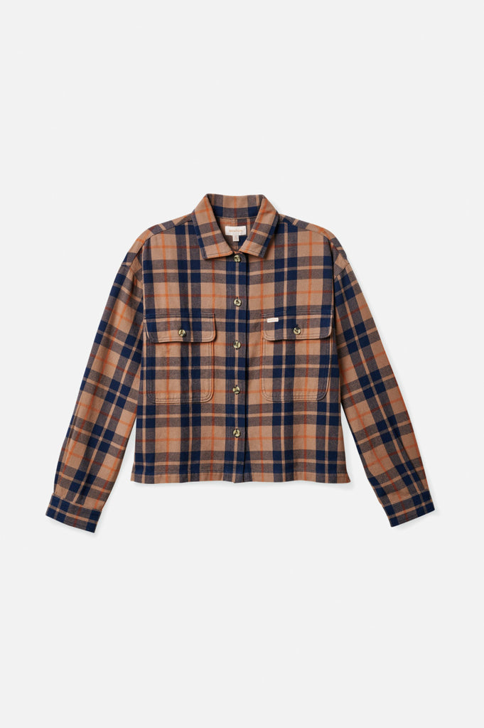 Brixton Bowery Women's L/S Flannel - Pine Bark