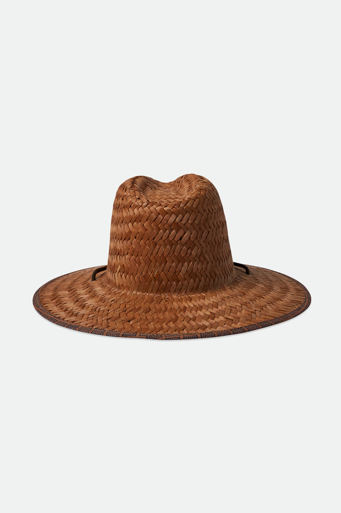 Brixton Messer Wide Brim Sun Hat - Brown