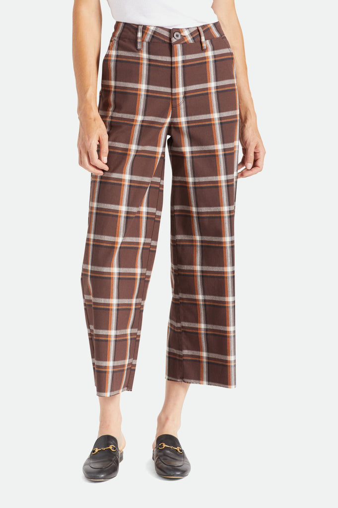 Brixton Victory Wide Leg Pant - Seal Brown