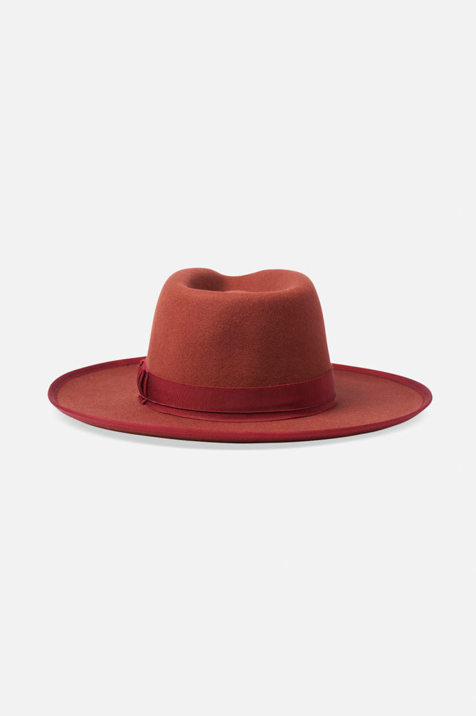 Brixton Reno Fedora - Burnt Henna