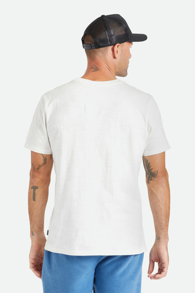 Brixton Basic Slub S/S Pocket Tee - Off White