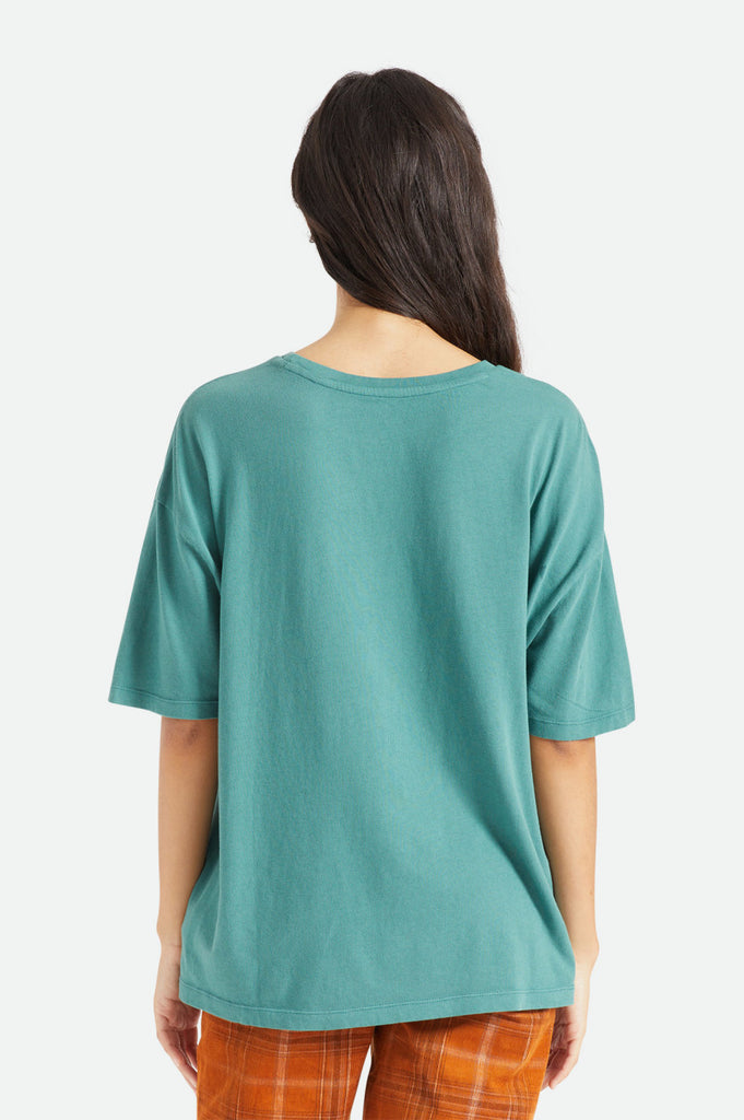 Brixton Oversized Boyfriend Tee - Emerald