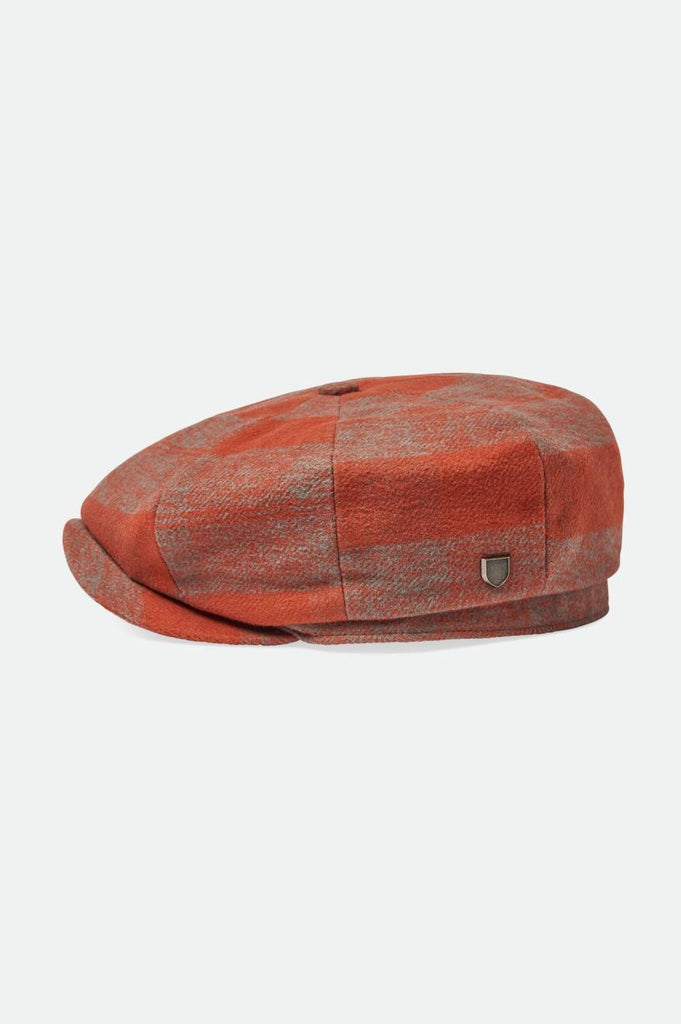 Brixton Brood Baggy Snap Cap - Burnt Henna/Dark Forest