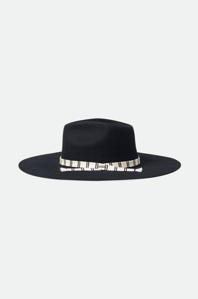 Brixton Leigh Felt Fedora - Black