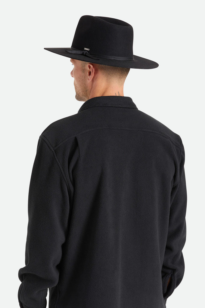 Brixton Unisex Cohen Cowboy Hat - Black | Back fit