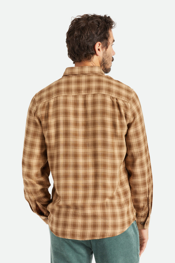 Brixton Cruz Soft Weave L/S Flannel - Mojave/Deep Palm