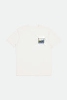 Men's Alpha Block S/S Tailored Tee - Mountain Off White - Front Side