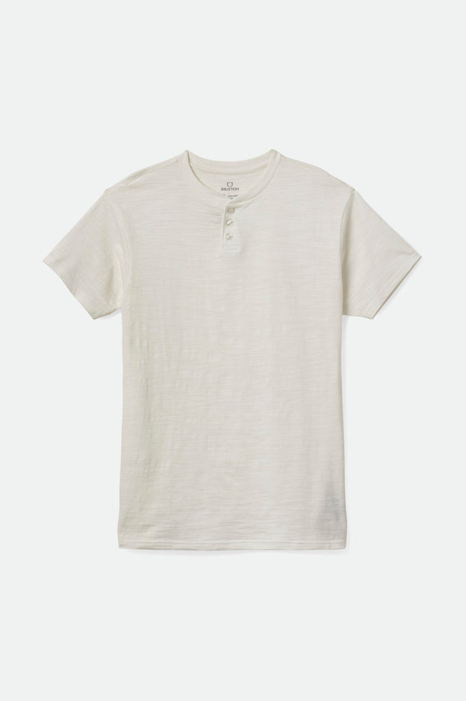 Brixton Basic Slub S/S Henley Tee - Off White