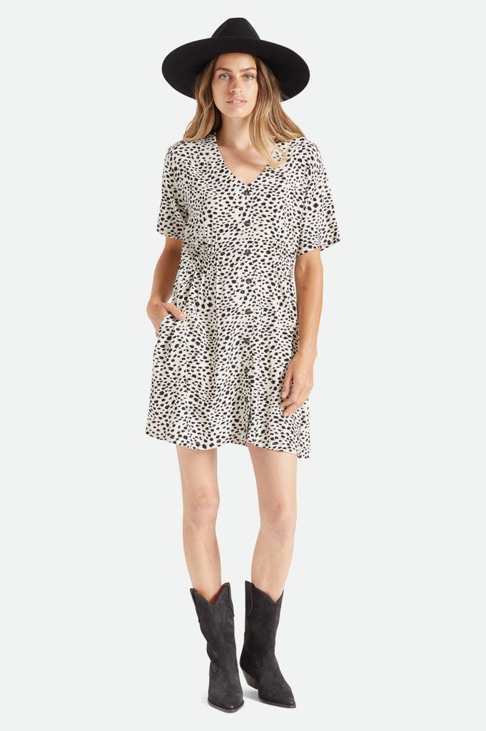 Brixton Cheetah Dress - Beige