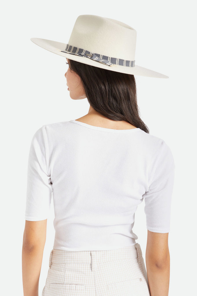 Brixton Leigh Felt Fedora - Dove