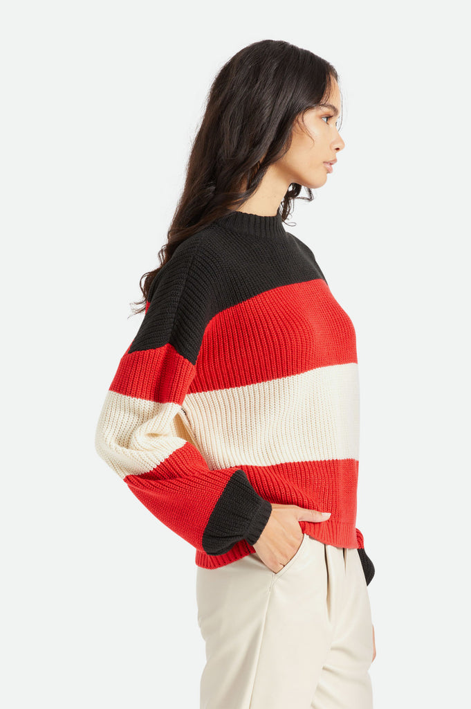 Brixton Madero Sweater - Mars Red