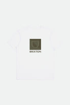 Men's Beta Split S/S Tailored Tee - White - Front Side