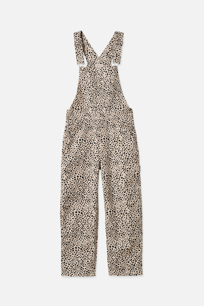 Brixton Christina Crop Overall - Beige Cheetah