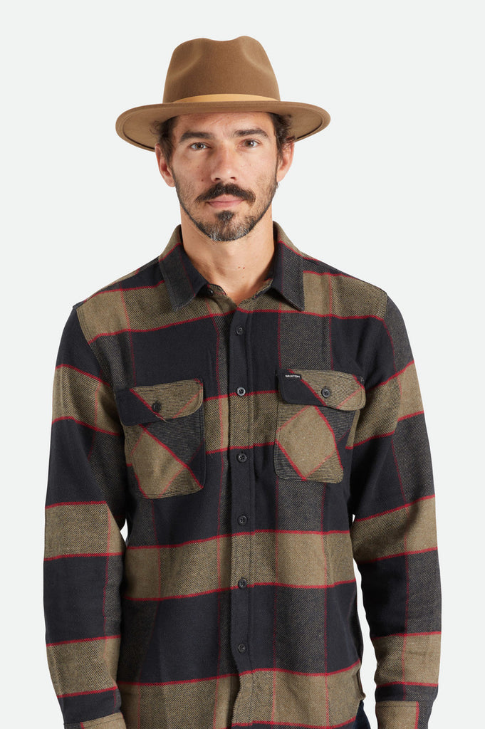 Brixton Messer Fedora - Desert Palm/Natural