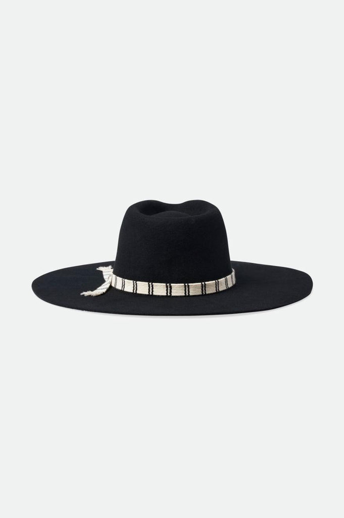 Brixton Leigh Felt Fedora - Black