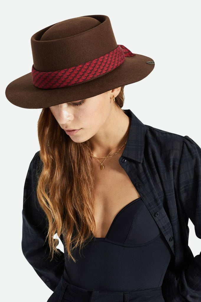 Brixton Fender Jaguar Contour Fedora - Texas Tea