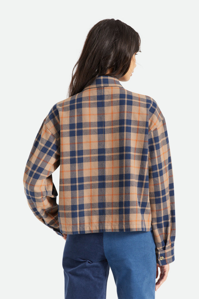 Brixton Bowery Women's L/S Flannel - Pine Bark