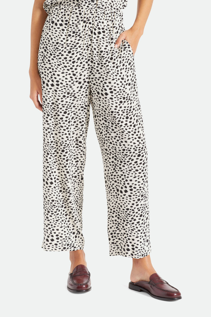 Brixton Cheetah Crop Pant - Beige