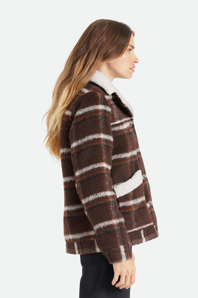 Brixton Nouvelle Coat - Seal Brown