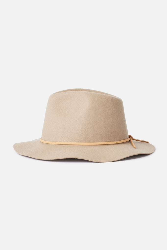 Brixton Unisex Wesley Fedora - Light Tan | Extra Shot