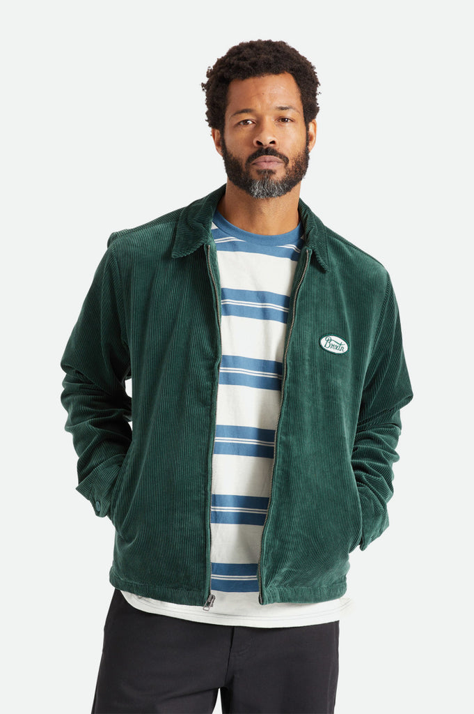 Brixton Utopia Men's Jacket - Emerald