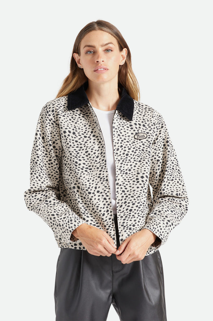 Brixton Utopia Jacket - Beige Cheetah