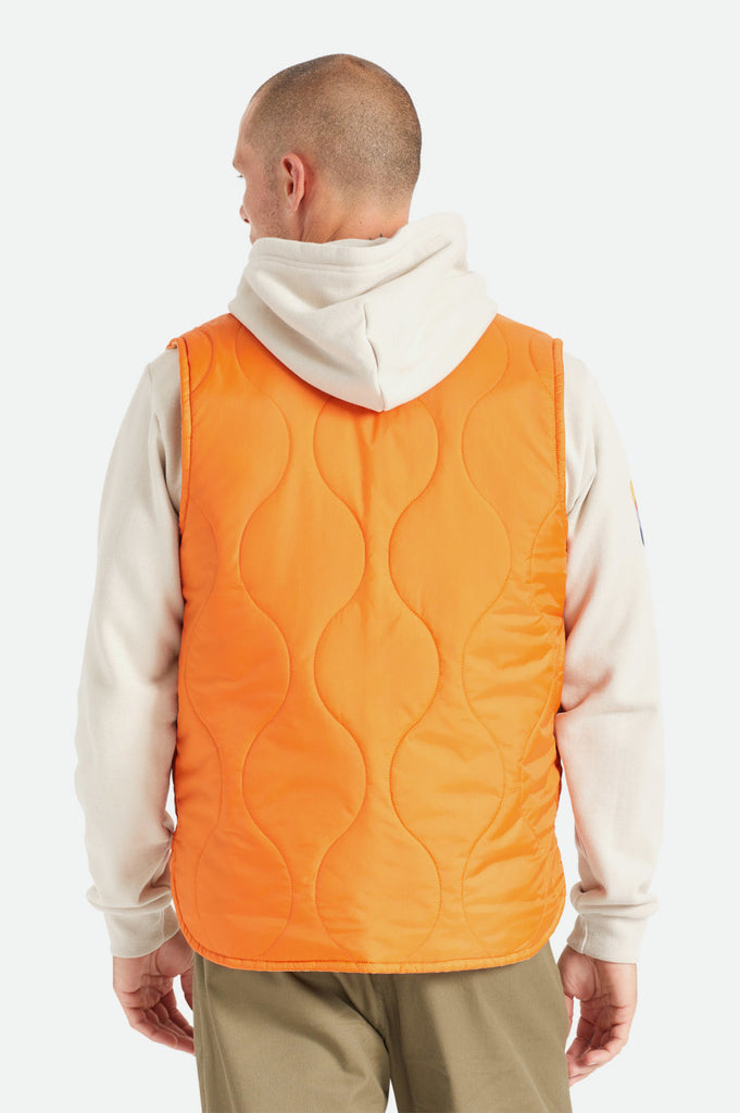 Brixton Abraham Reversible Vest - Burnt Orange