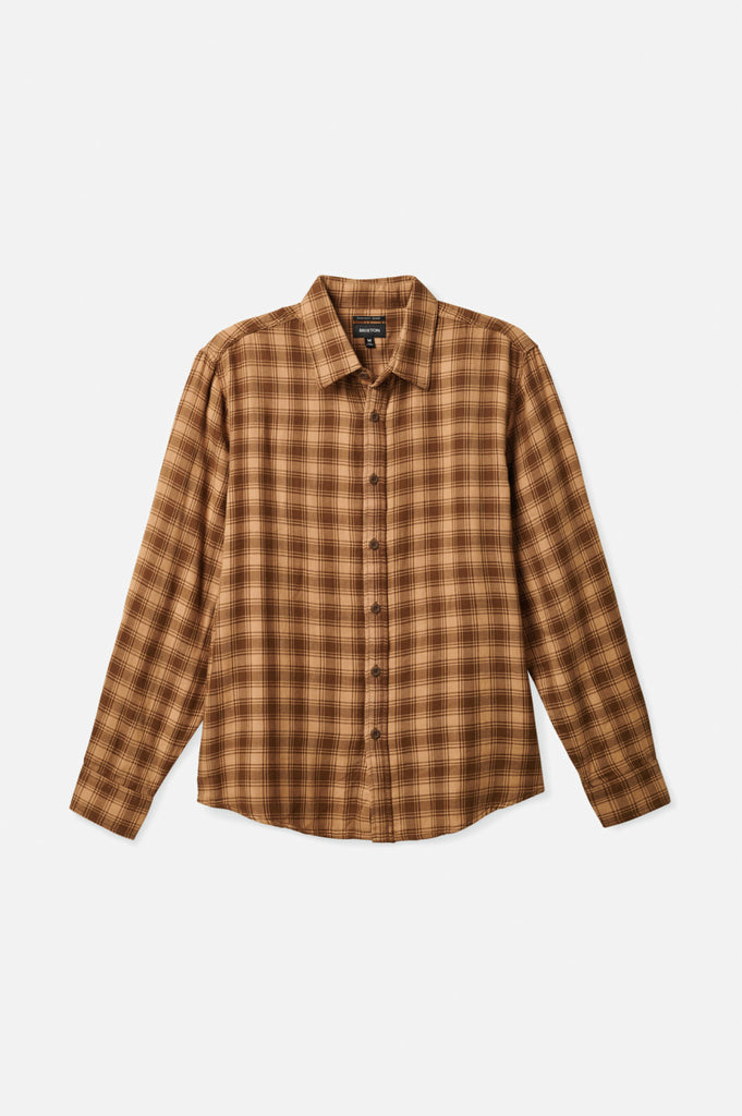 Brixton Cruz Soft Weave L/S Flannel - Mojave/Deep Palm