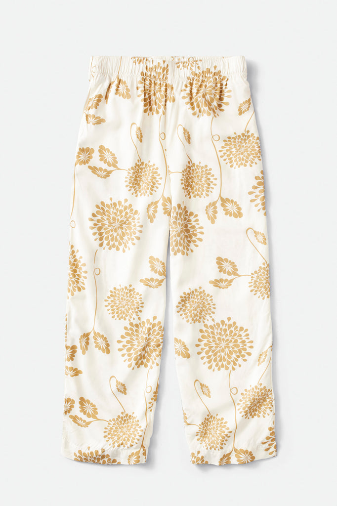 Brixton Garden Floral Crop Pant - Dove