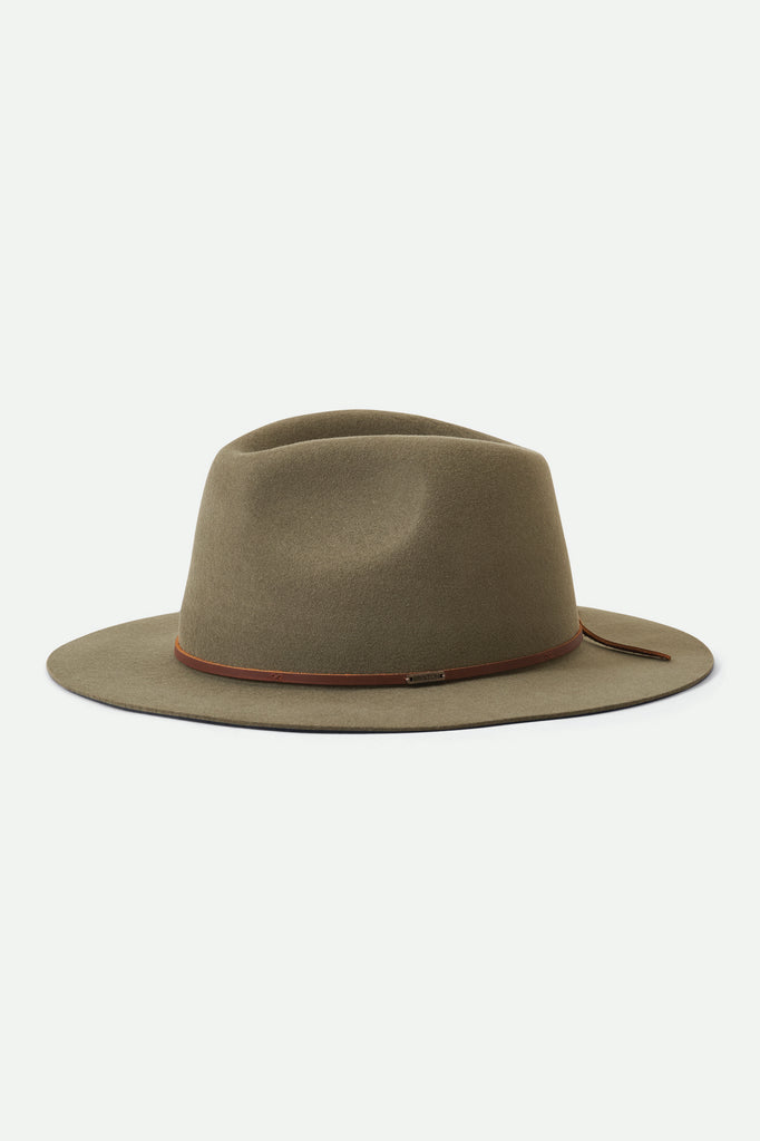 Brixton Wesley Fedora - Military Olive