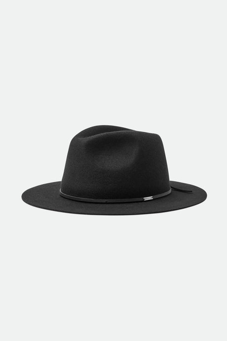 Brixton Unisex Wesley Fedora - Black | Main