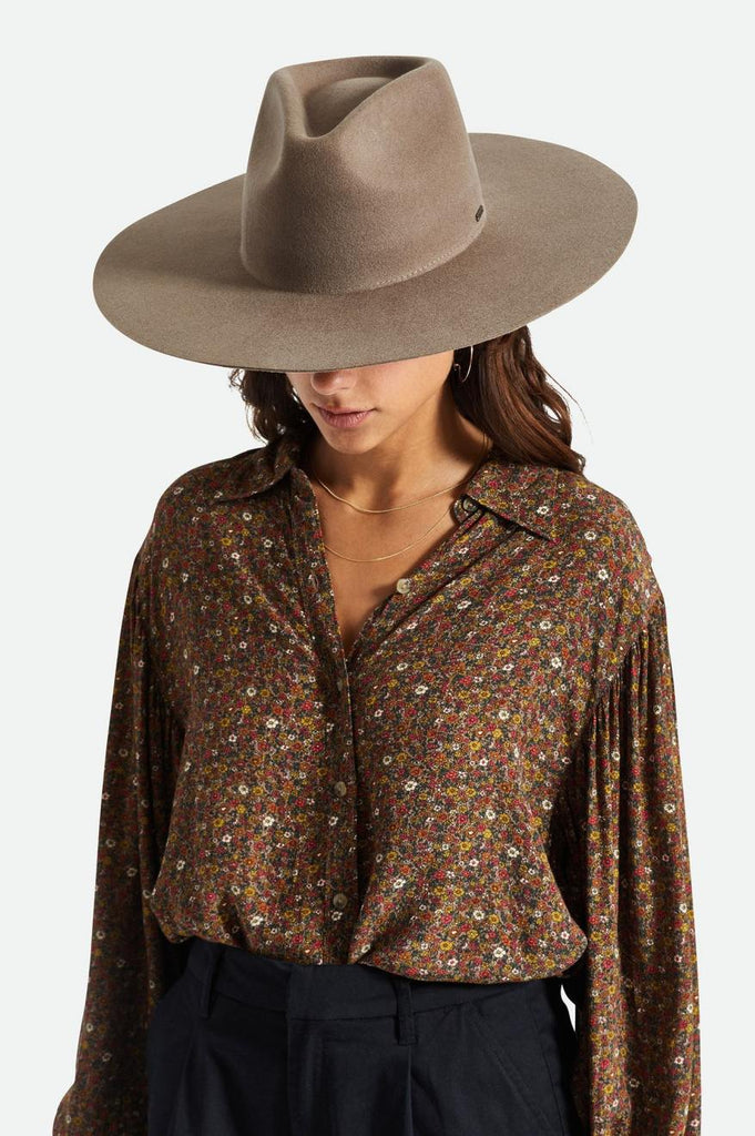 Brixton Primrose Felt Fedora - Twig