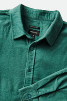 Men's Bowery Soft Weave L/S Flannel - Pine - Additional Laydown 1